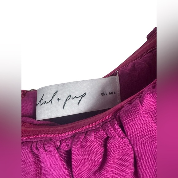 PETAL & PUP DORA MINI DRESS - BERRY LARGE B986 - Picture 7 of 7